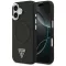 GUESS tok iPhone 17 Magsafe kompatibilis GUHMP17SPSDTSCMK (PU W/ Triangle Logo) fekete