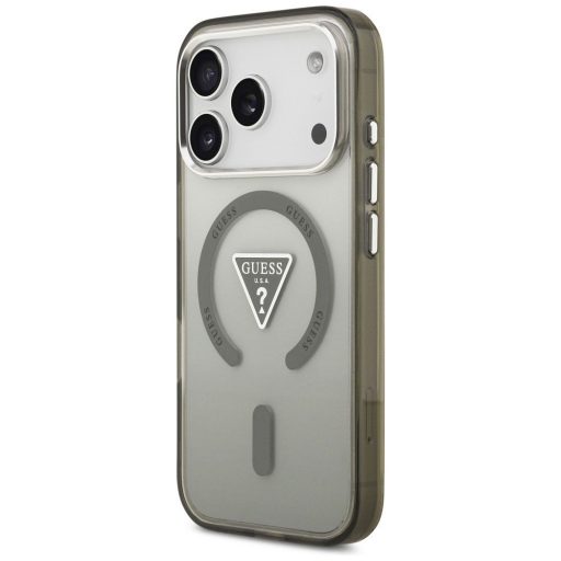 GUESS tok iPhone 17 Pro Max Magsafe kompatibilis GUHMP17XHGTMLCGA (IML Gradient W/ Triangle Logo) khaki