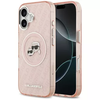  KARL LAGERFELD KLHMP17SHMKBKCHOP MagSafe kompatibilis tok iPhone 17 pink