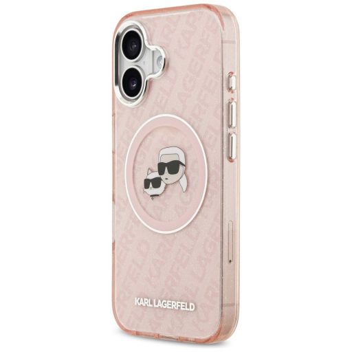 KARL LAGERFELD KLHMP17SHMKBKCHOP MagSafe kompatibilis tok iPhone 17 pink