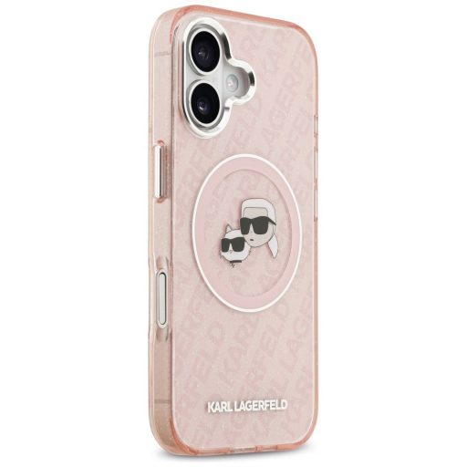 KARL LAGERFELD KLHMP17SHMKBKCHOP MagSafe kompatibilis tok iPhone 17 pink