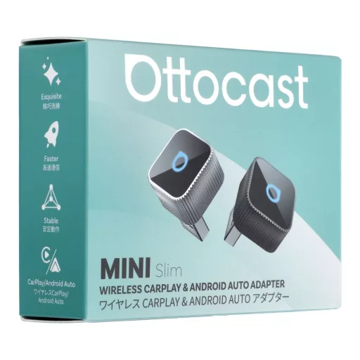 OTTOCAST Mini Cube T2 vezeték nélküli autós adapter ezüst