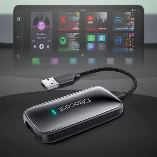 OTTOCAST Play2Video CA515-T vezeték nélküli autós adapter fekete