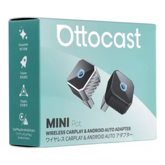  OTTOCAST Mini Cube T3 vezeték nélküli autós adapter fekete