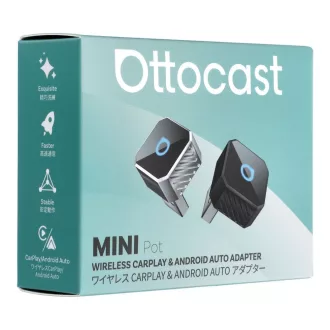   OTTOCAST Mini Cube T3 vezeték nélküli autós adapter ezüst