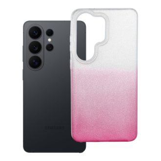   Shining csillogós tok Samsung S26 ULTRA  átlátszó rózsaszín