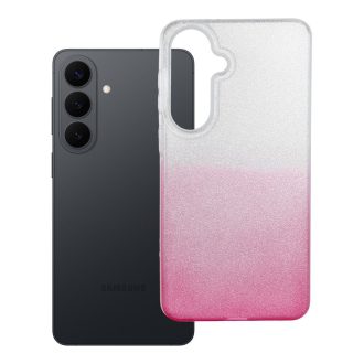   Shining csillogós tok Samsung S26 PLUS  átlátszó rózsaszín