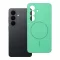 Szilikon tok 2 mm Samsung S26  Magsafe kompatibilis menta