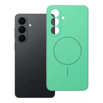   Szilikon tok 2 mm Samsung S26 PLUS  Magsafe kompatibilis menta