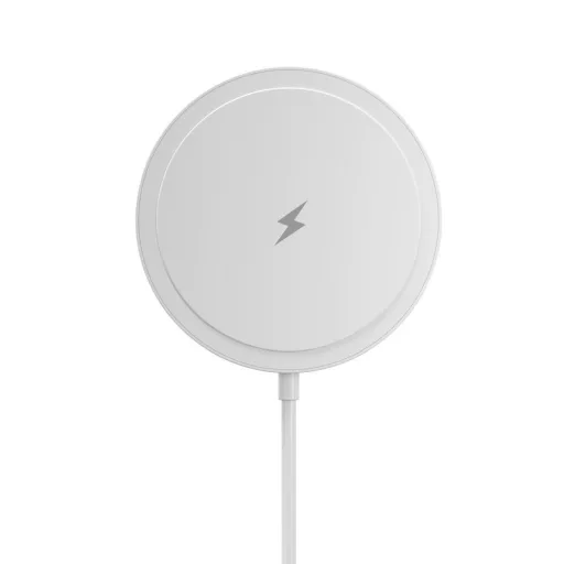 Blue Star vezeték nélküli töltő Charging Pad 15W MagSafe kompatibilis fehér
