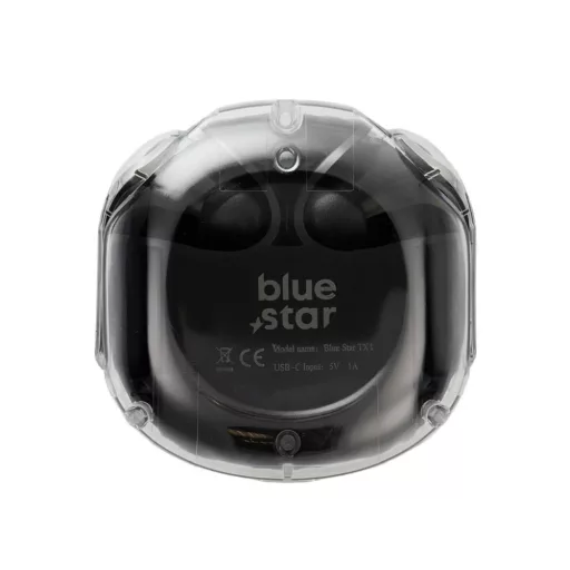 BLUE STAR vezeték nélküli fülhallgató AirCrystal TX1 TWS fekete