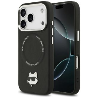   KARL LAGERFELD tok iPhone 17 Pro Max Magsafe kompatibilis KLHMP17XPSMLRCHK (PU Choupette Pin) fekete