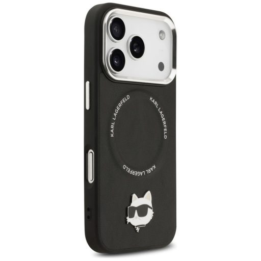 KARL LAGERFELD tok iPhone 17 Pro Max Magsafe kompatibilis KLHMP17XPSMLRCHK (PU Choupette Pin) fekete