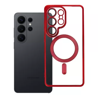   Electro Mag Cover tok Samsung S26 ULTRA  Magsafe kompatibilis piros
