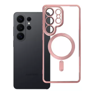   Electro Mag Cover tok Samsung S26 ULTRA  Magsafe kompatibilis rozéarany