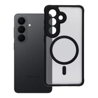   Full Matte Mag Cover tok Samsung S26  Magsafe kompatibilis fekete