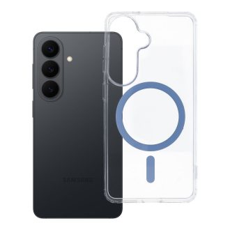   Drop Glue Colorful Ring Mag Cover tok Samsung S26  Magsafe kompatibilis világoskék