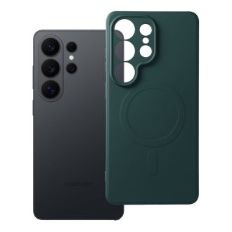   SILICONE MAG COVER Magsafe kompatibilis tok SAMSUNG S26 Ultra sötétzöld