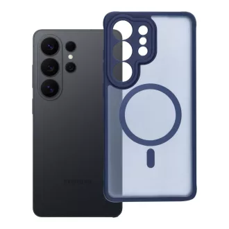   Full Matte Mag Cover tok Samsung S26 ULTRA  Magsafe kompatibilis kék