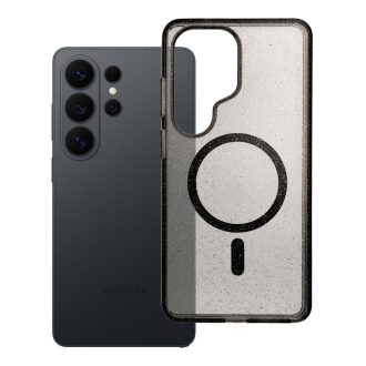   Clear Mag Cover tok Samsung S26 ULTRA  (STR) Magsafe kompatibilis fekete glitter