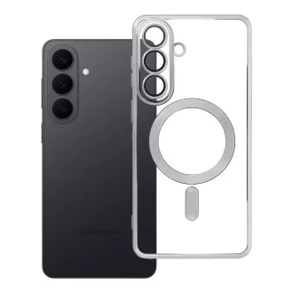   Electro Mag Cover tok Samsung S26 PLUS  Magsafe kompatibilis ezüst