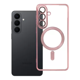   Electro Mag Cover tok Samsung S26 PLUS  Magsafe kompatibilis rozéarany