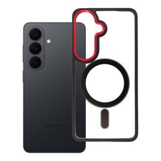   Color Edge Mag Cover tok Samsung S26  Magsafe kompatibilis piros-fekete