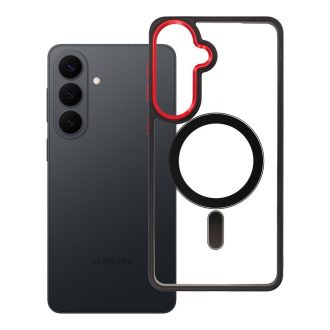   Color Edge Mag Cover tok Samsung S26 PLUS  Magsafe kompatibilis piros-fekete