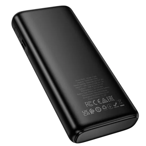 Hoco J158A powerbank 10000 mAh 2A – fekete