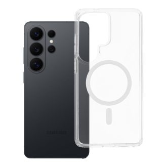   Clear Mag Cover Elite tok Samsung S26 ULTRA  (STR / nem sárguló anyag) Magsafe kompatibilis átlátszó