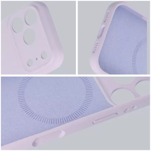 Forcell F-Protect Rubber Premium tok Samsung S26 ULTRA  Magsafe kompatibilis mályva