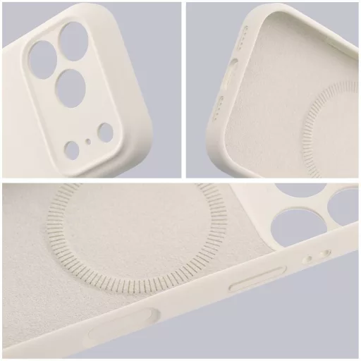 Forcell F-Protect Rubber Premium tok Samsung S26 PLUS  Magsafe kompatibilis antique fehér