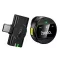 Hoco vezeték nélküli mikrofon USB-C L21 fekete
