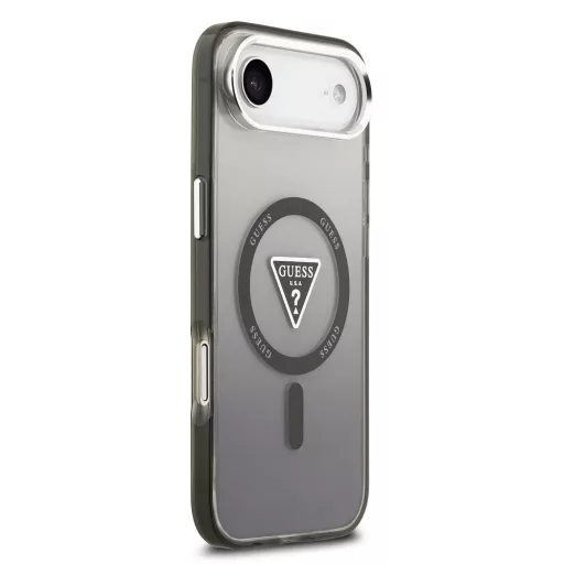 GUESS tok iPhone 17 Air Magsafe kompatibilis GUHMP17MHGTMLCGK (IML Gradient W/ Triangle Logo) fekete