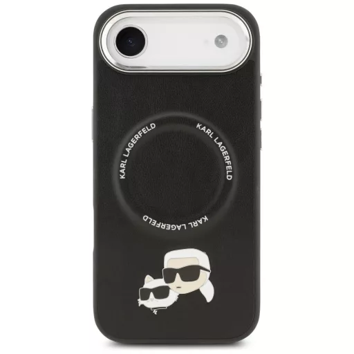 KARL LAGERFELD tok iPhone 17 Air Magsafe kompatibilis KLHMP17MPSMLRKCK (PU K&C PINS) fekete