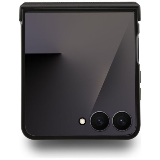 KARL LAGERFELD tok SAMSUNG Z Flip7 KLHCZF7SAPKCNPK (Saffiano KC PIN) fekete