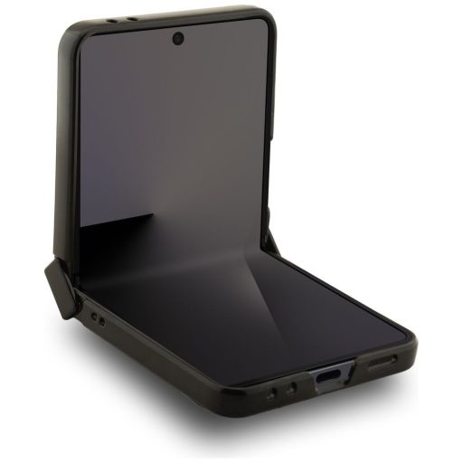 KARL LAGERFELD tok SAMSUNG Z Flip7 KLHCZF7SAPKCNPK (Saffiano KC PIN) fekete