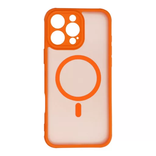 Full Matte Mag Cover tok iPhone 16 PRO MAX  Magsafe kompatibilis narancssárga