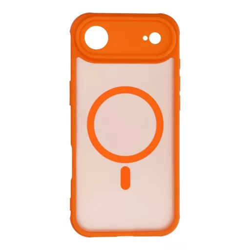 Full Matte Mag Cover tok iPhone 17 AIR  Magsafe kompatibilis narancssárga