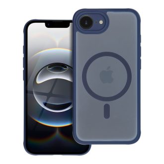   Full Matte Mag Cover tok iPhone 17  Magsafe kompatibilis kék
