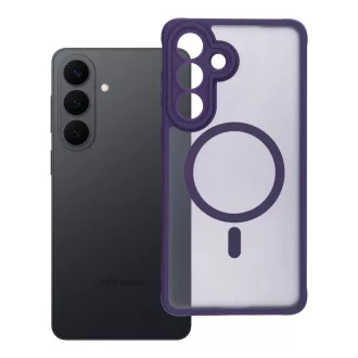   Full Matte Mag Cover tok Samsung S26 – Magsafe kompatibilis – lila