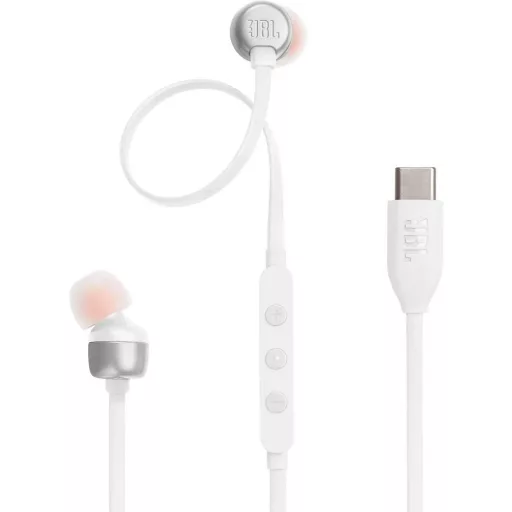 JBL vezetékes fülhallgató USB-C Tune 310C fehér