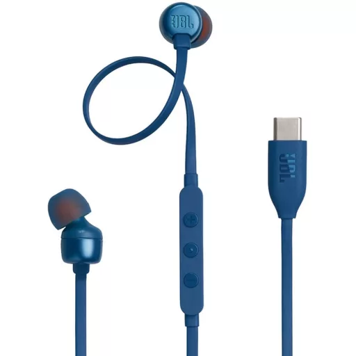 JBL vezetékes fülhallgató USB-C Tune 310C kék