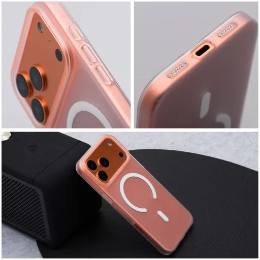 Go Orange Tok iPhone 17 PRO  Magsafe kompatibilis átlátszó
