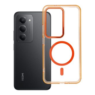   FRAME CLEAR HYBRID MAG COVER Tok Magsafe kompatibilis  XIAOMI Redmi 15 hermes narancssárga