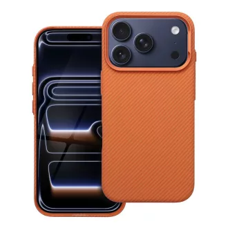 iPhone 17 PRO tok Kevlar MagSafe kompatibilis narancssárga