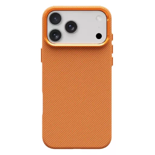 iPhone 17 PRO tok Kevlar MagSafe kompatibilis narancssárga