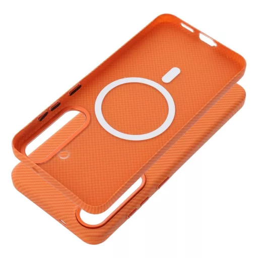 Kevlar tok Samsung A17  comaptible with MagSafe narancssárga