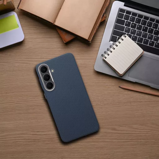Kevlar tok Samsung A17  Magsafe kompatibilis kék