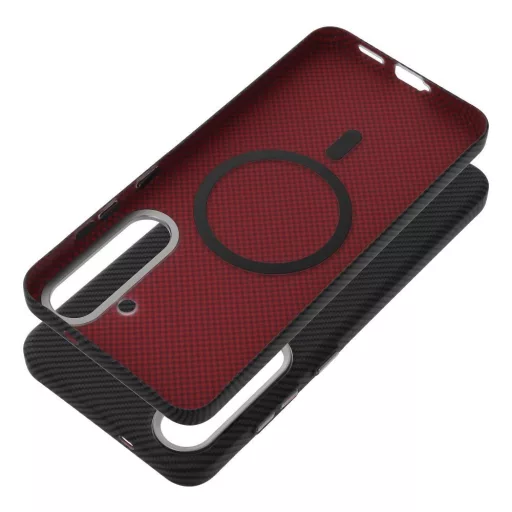 Kevlar tok Samsung S26 PLUS  Magsafe kompatibilis fekete